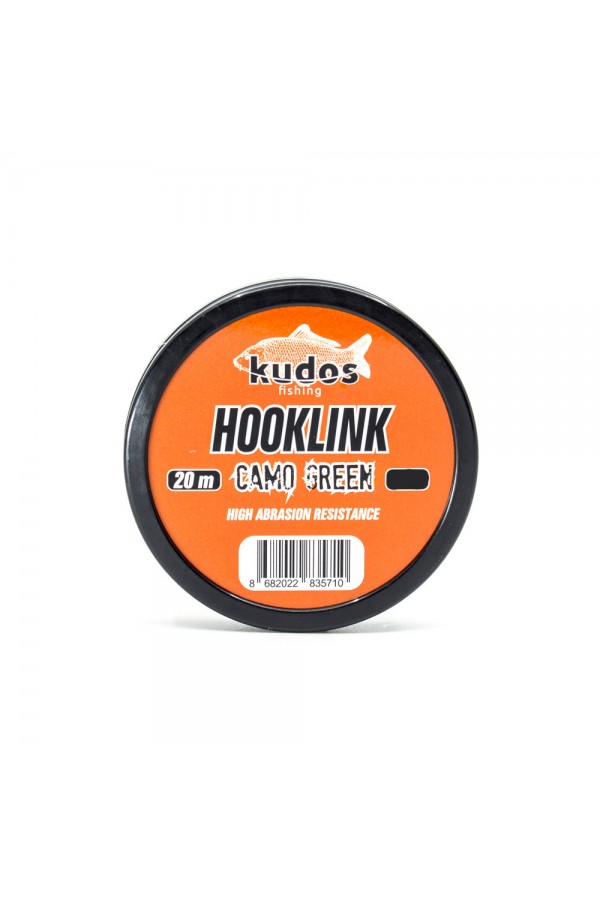 Kudos Hooklink Camo Green 20m 25 Lb.