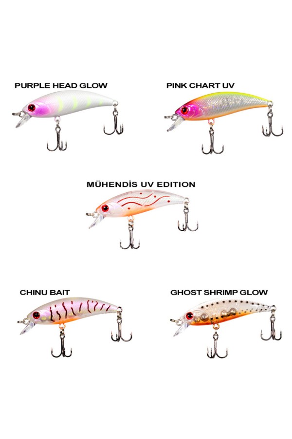 Ryuji Baby Minnow Sinking 5cm 4.5gr Maket Yem